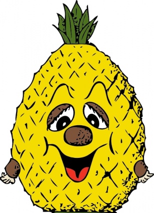 Pineapple Head clip art - Download free Other vectors