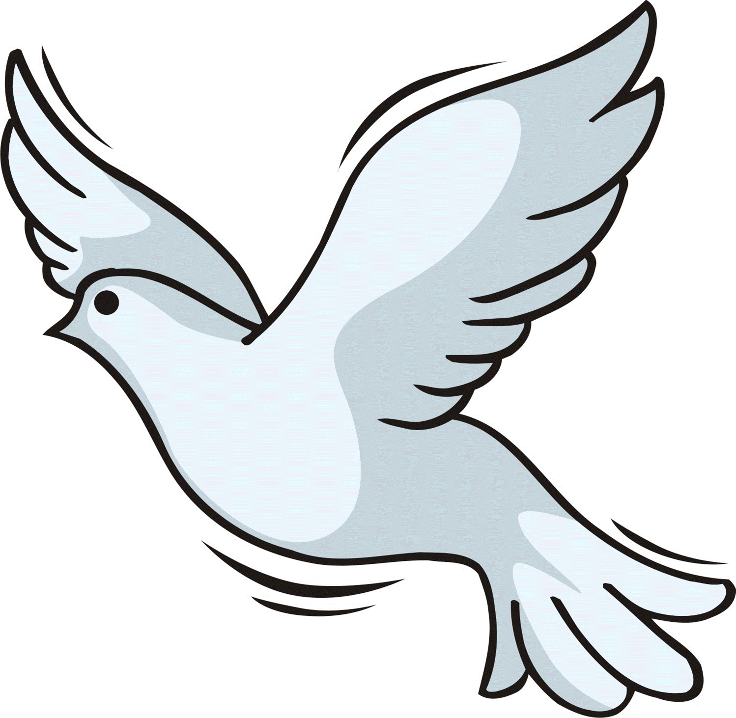 free christian clipart of doves - photo #19