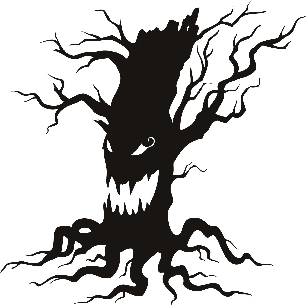 Scary Tree - ClipArt Best