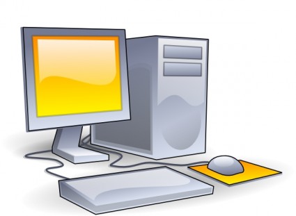 Desktop Computer Symbol clip art Vector clip art - Free vector for ...