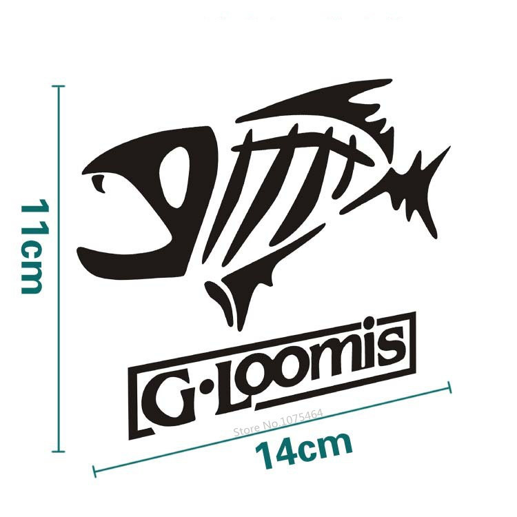 G Loomis Skeleton Tribal Fish Vinyl Decal Sticker Kayak Fishing ...