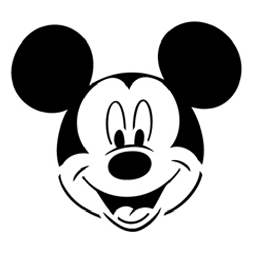 Pix For > Mickey Mouse Face Template
