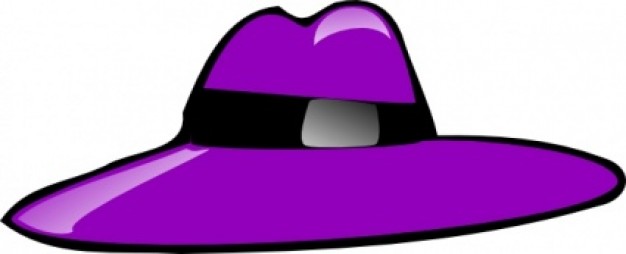 Purple Hat clip art Vector | Free Download