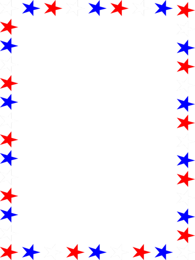 American Flag Page Border - Cliparts.co