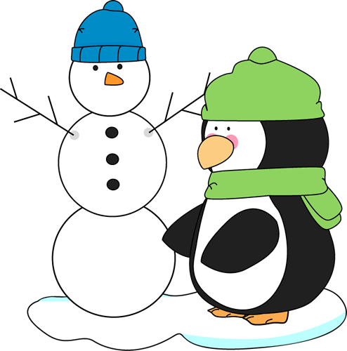 winter penguin clip art - photo #13