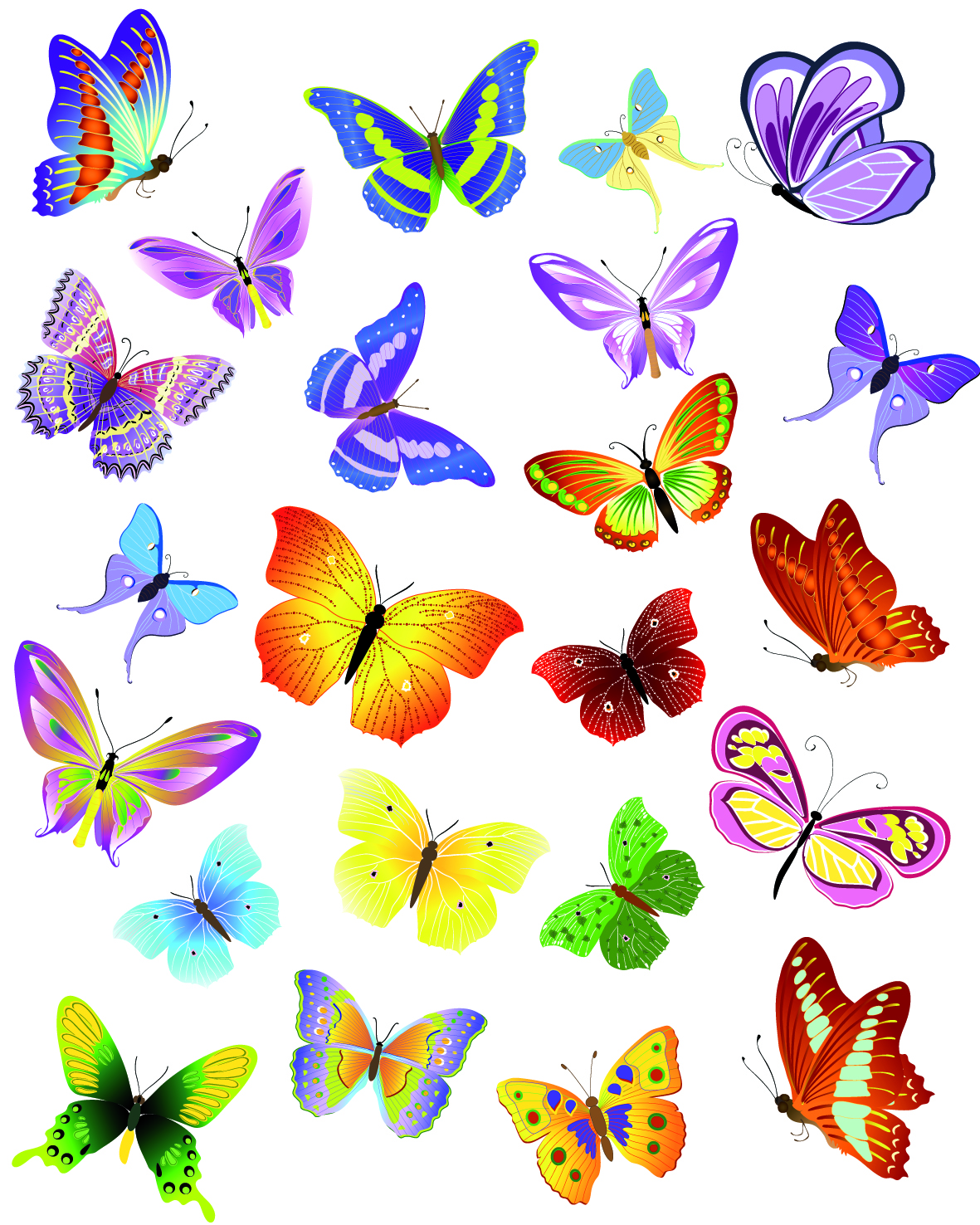 Butterfly Vector Free - ClipArt Best