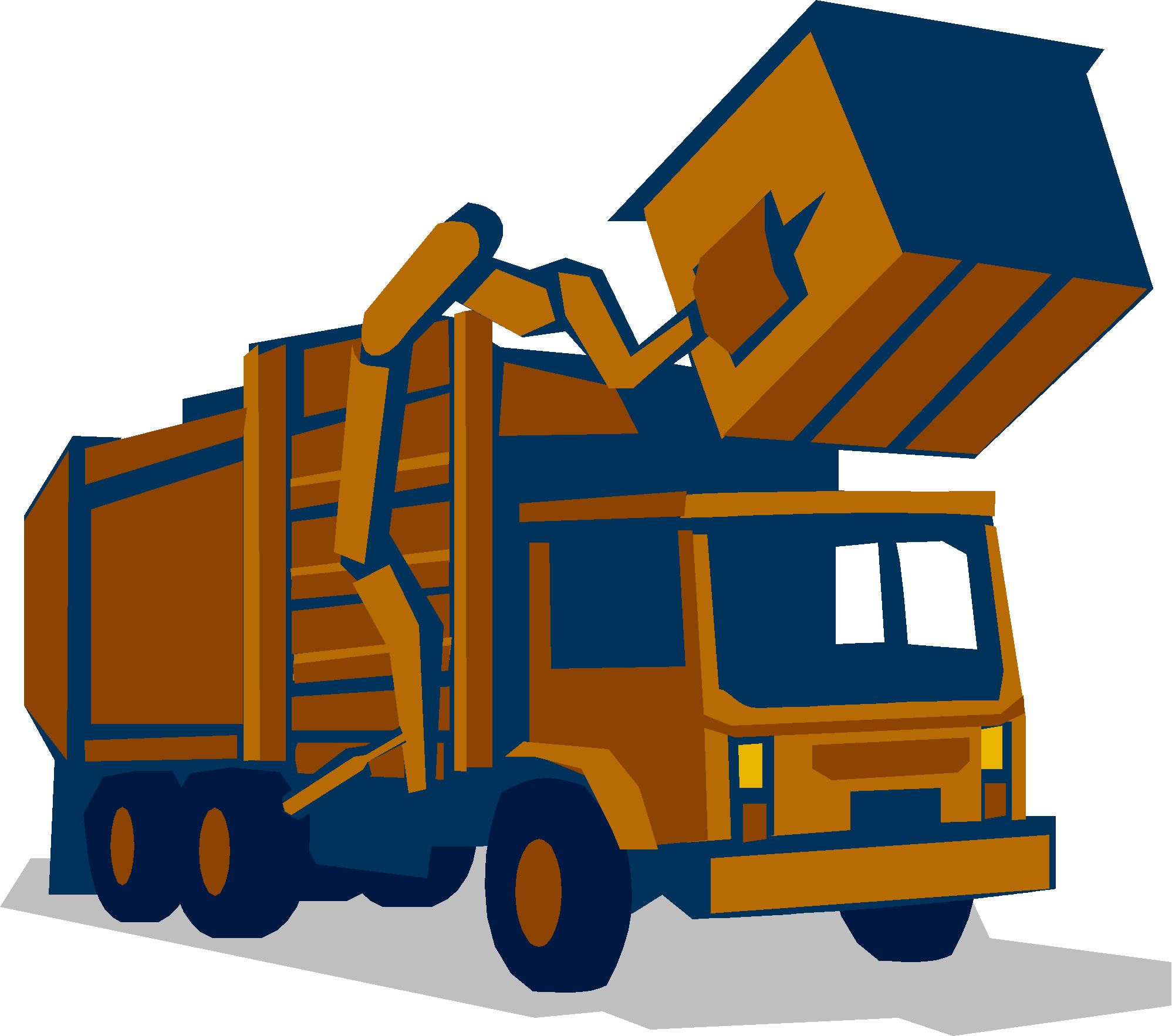 Garbage Truck Clipart - Cliparts.co