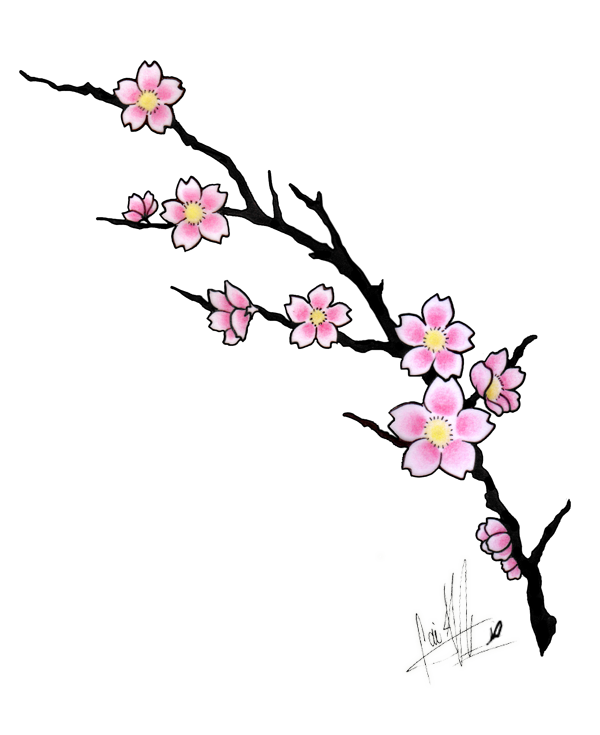 Cartoon Cherry Blossom Tree - Cliparts.co