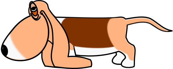 Sleepy Dog clip art - vector clip art online, royalty free ...