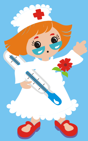 Nurse Helen clip art - vector clip art online, royalty free ...