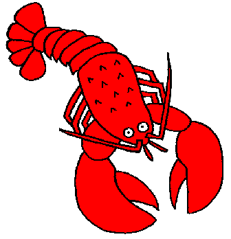 Lobsters Holding Claws