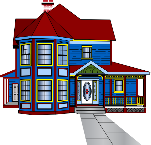 row of houses clipart - photo #18