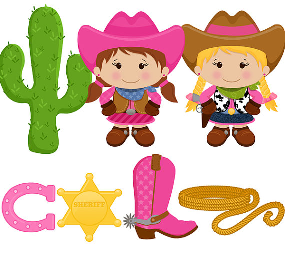 free baby cowgirl clipart - photo #12
