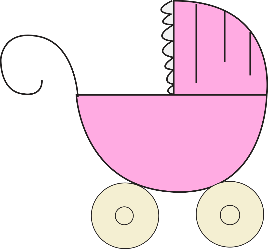 Pix For > Baby Shower Its A Girl Clip Art