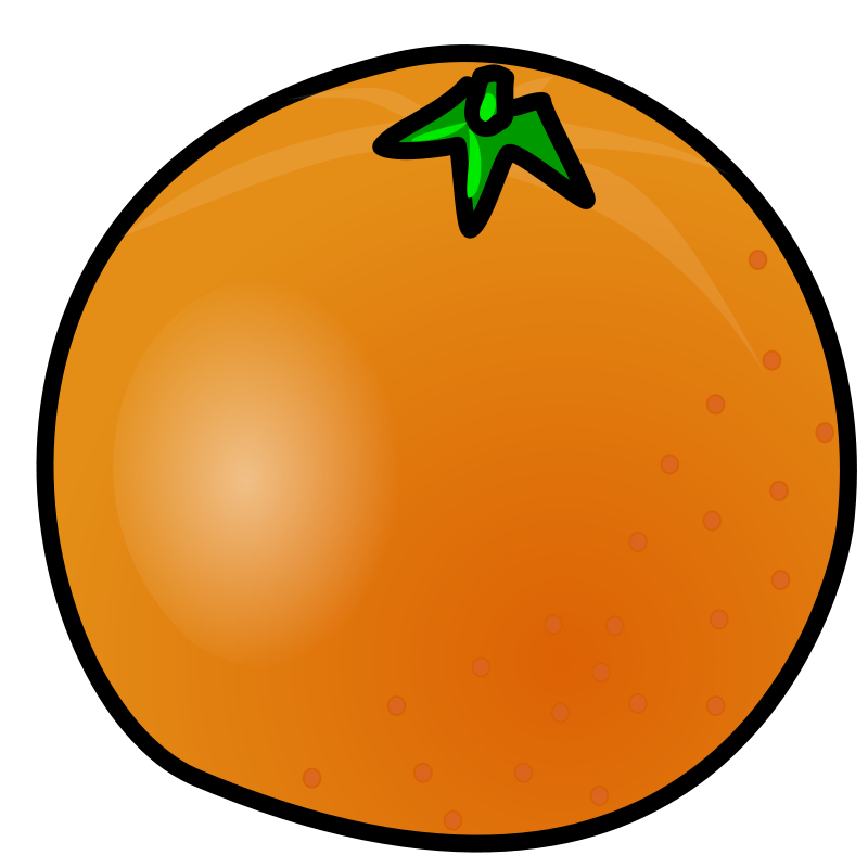 Free Stock Photos | Illustration of an orange | # 14483 ...