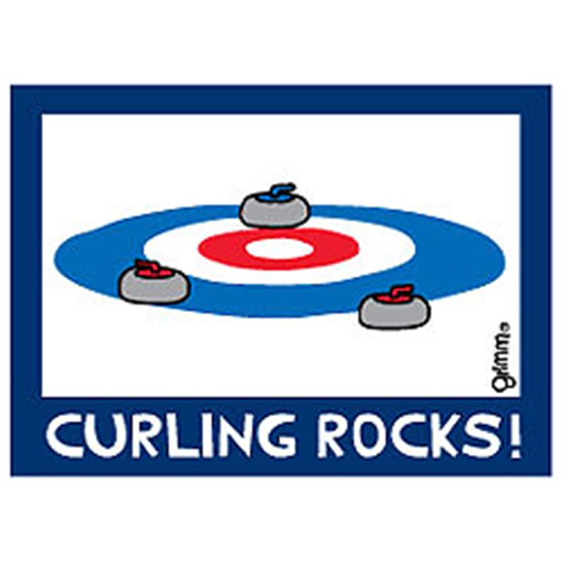 Grimm Sticky Magnet "curling Rocks" | Kitchen Stuff Plus