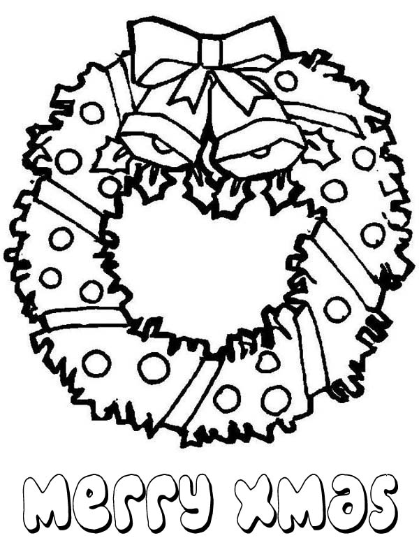 Christmas Wreath Coloring Pages | Coloring Pages