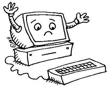 computer monitor character - Clip Art Gallery
