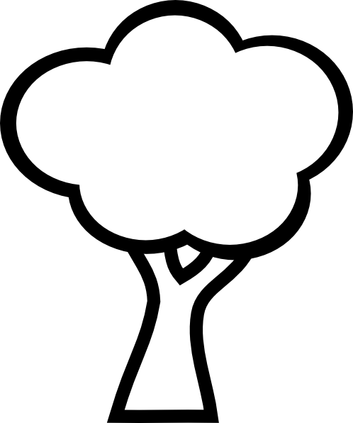 Free Clipart Trees Black And White