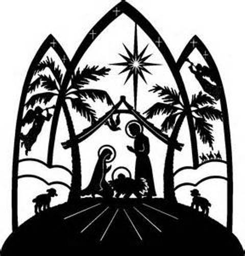 Christmas Images Free Clip Art Black and White | Free Reference Images