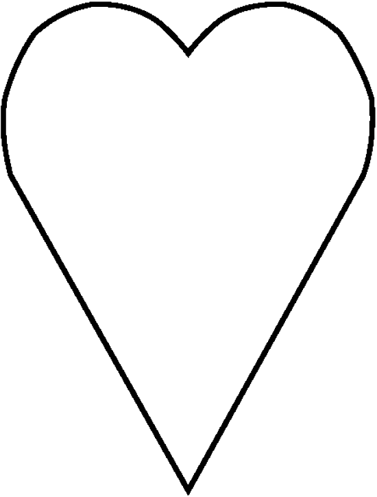 clip art heart template - photo #12