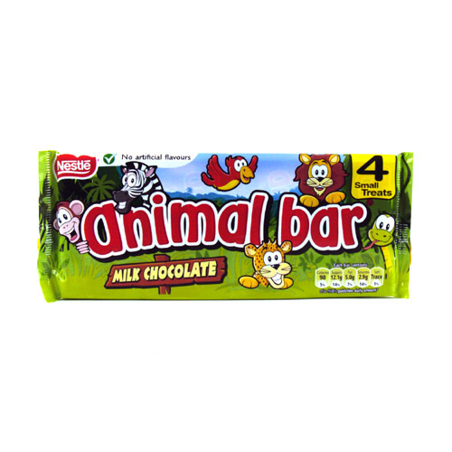 Nestle Chocolate Animal Bars 4 Pack