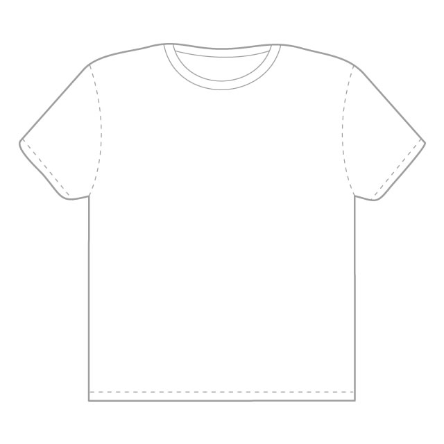 Collection of Blank T-Shirt Mockup Templates