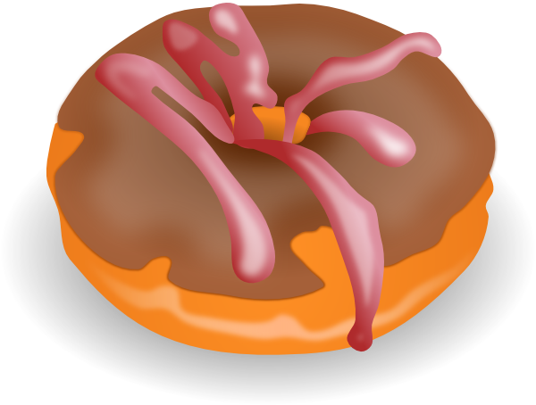 Doughnut clip art - vector clip art online, royalty free & public ...