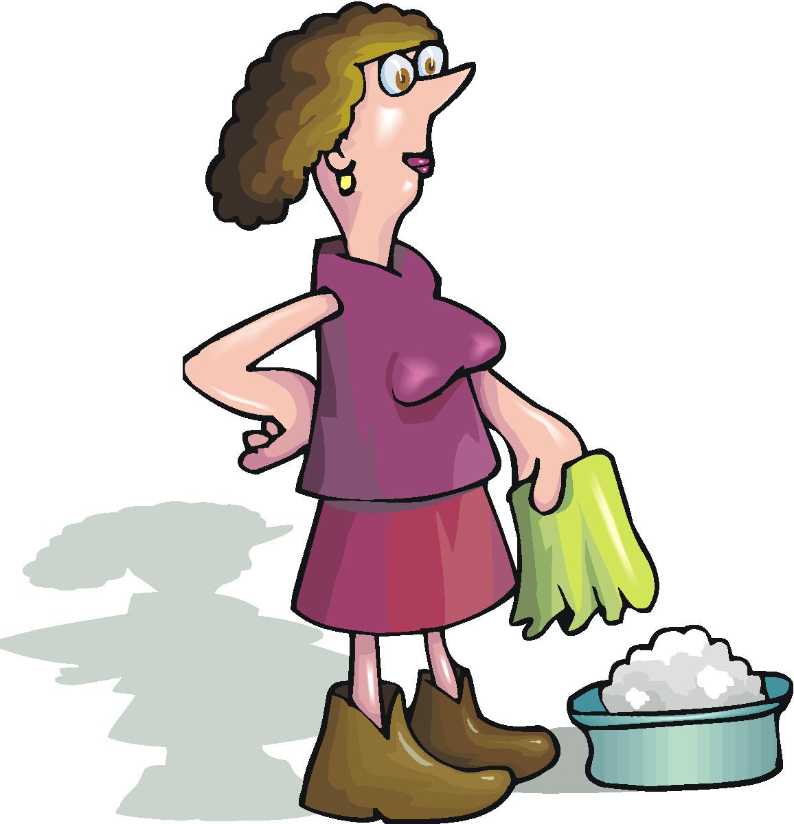 free clipart images cleaning lady - photo #20