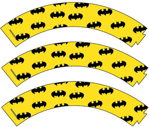 Printable Batman Cupcake Wrappers