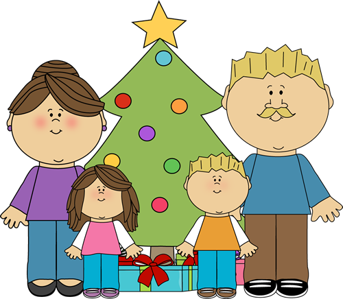Christmas Family Clip Art - Christmas Family Image
