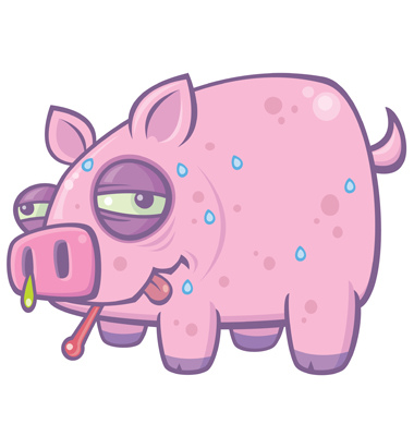 Cartoon Swine Flu Pig | Flickr - Photo Sharing!