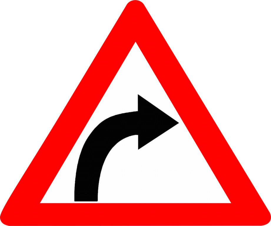 File:Right hand curve sign (India).png - Wikimedia Commons