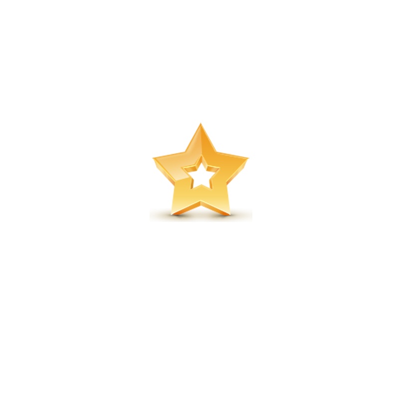 3D Golden Star Icon Design. Part of 3D PSD : 3D Golden Star Icon ...