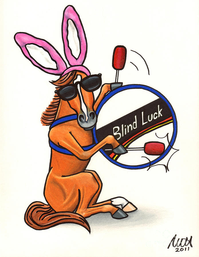 Blind Luck Caricature By Marcie Heacox Blind Luck Caricature