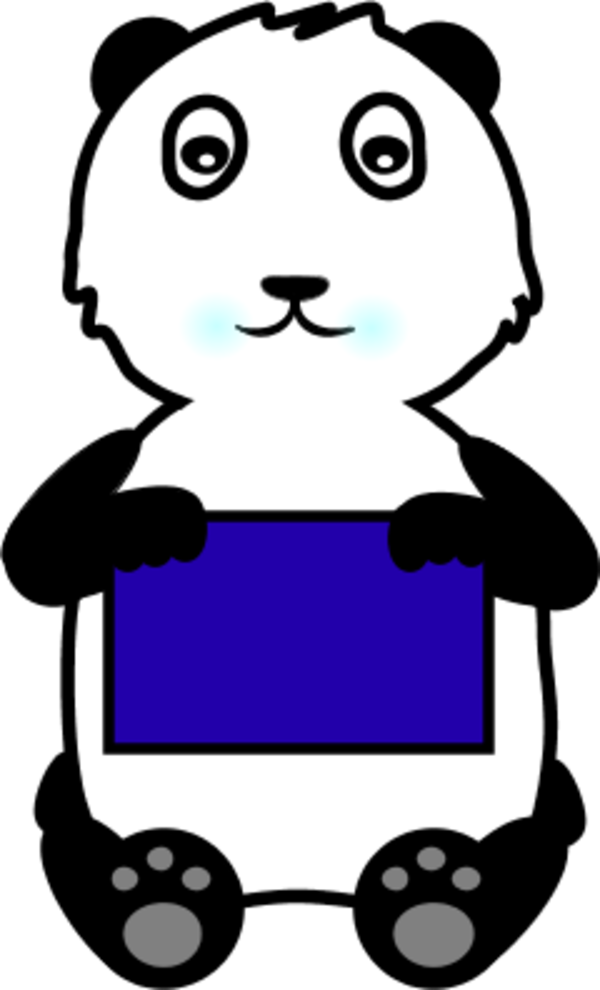 clipart of a panda bear - photo #48