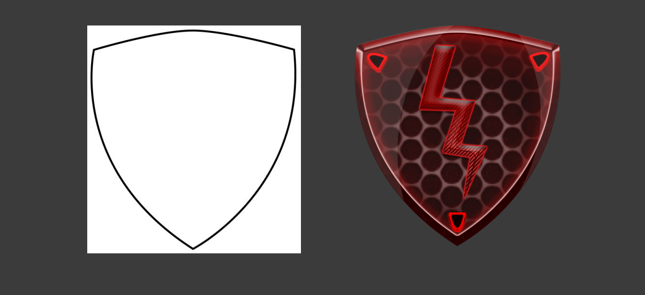 Shield Template To Design by Jihaut on DeviantArt