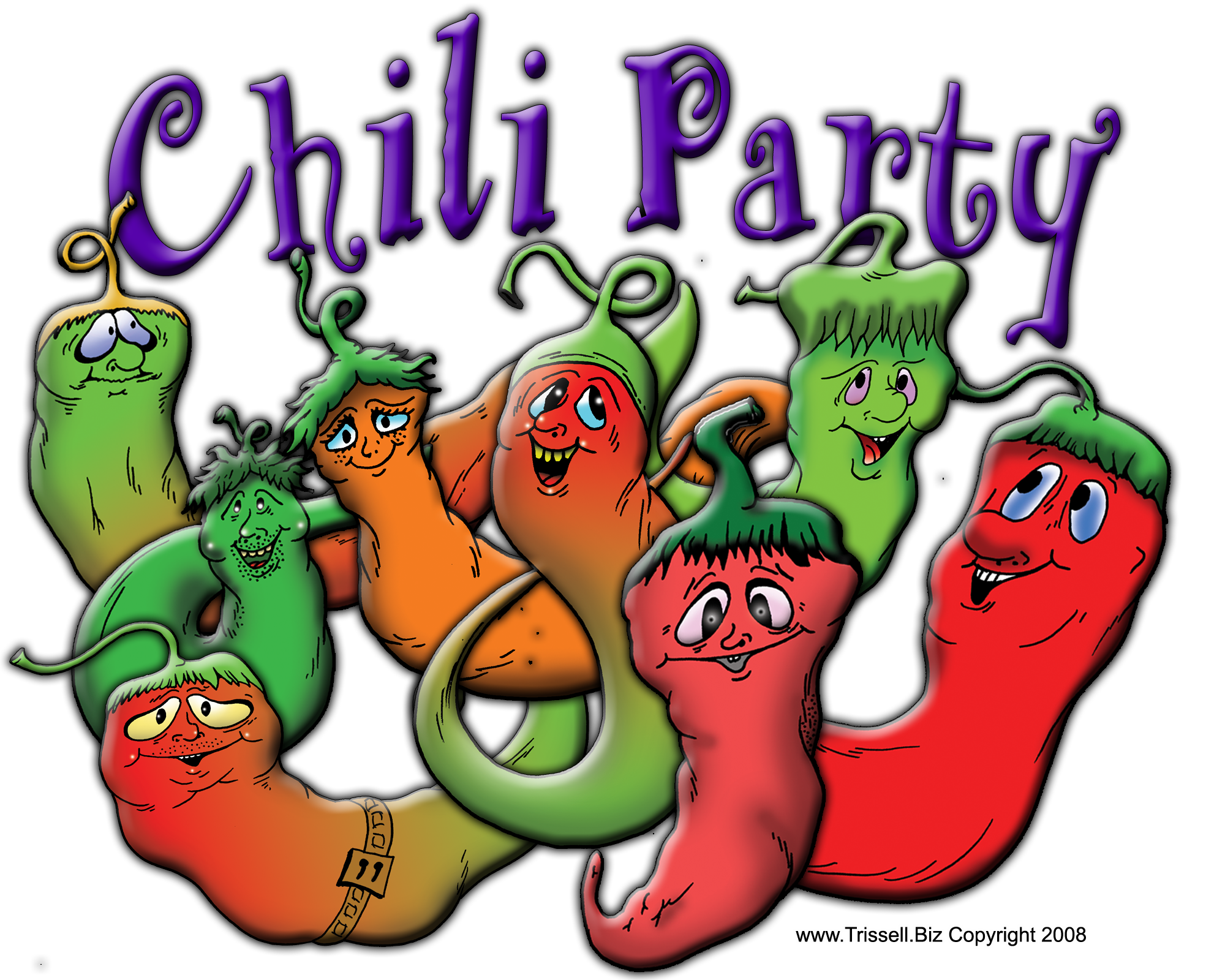 Cartoon Chili Bowl Clipart