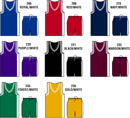 Basketball Jerseys by Athletic Knit - offers blank basketball ...