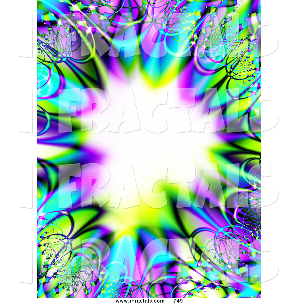Royalty Free Stock Illustration of a Colorful Fractal Design ...