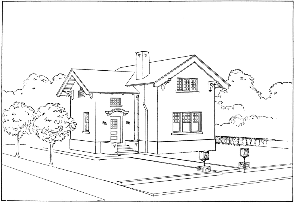 House Drawing Outline Clip Art, House Drawing - Mehve.net - Cliparts.co