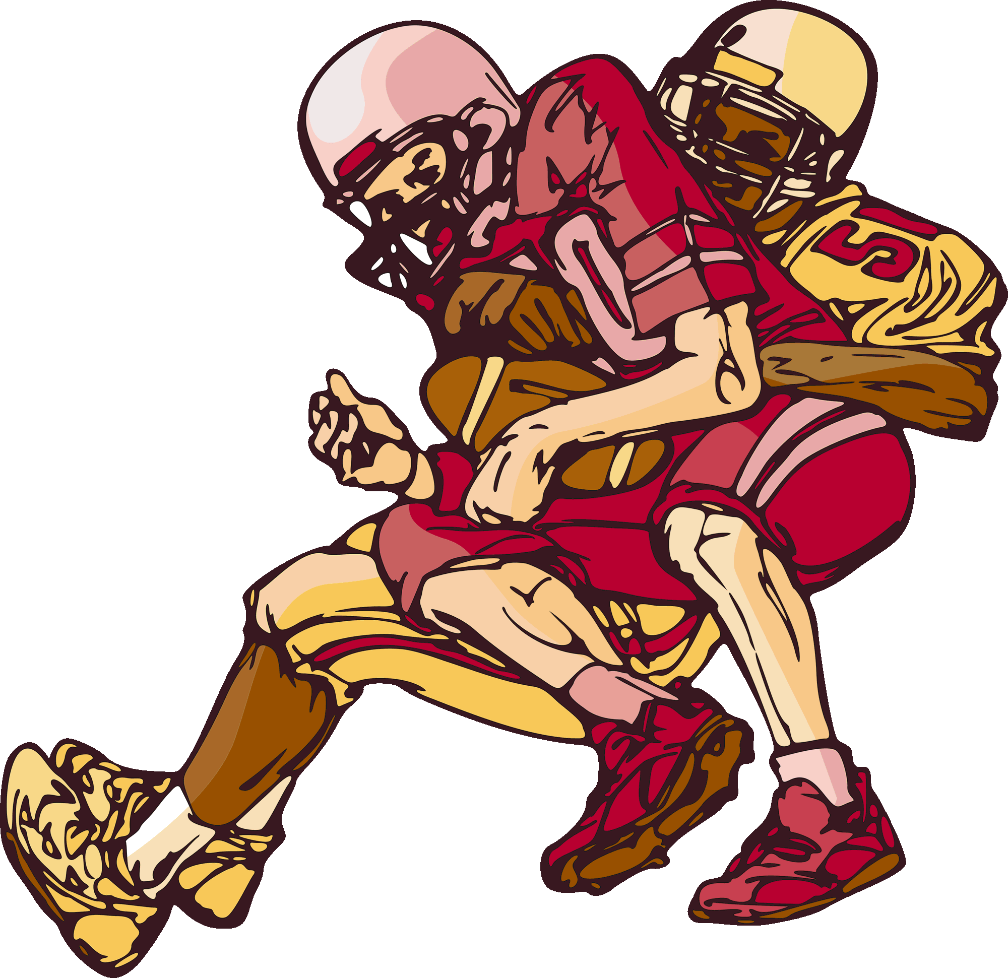 clipart of a football player - photo #33