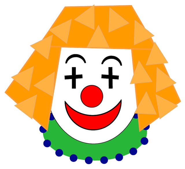 free clip art clown faces - photo #26