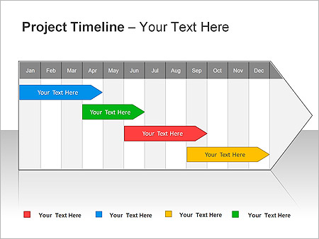 Project Timeline PPT Diagrams & Chart & Design ID 0000001798 ...