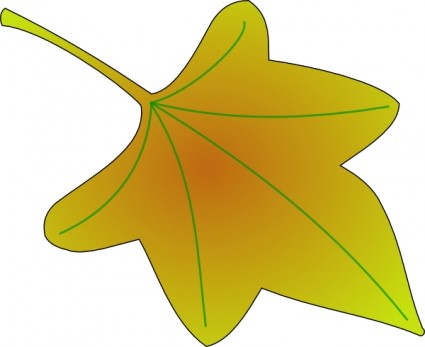 Leaf clip art Vector clip art - Free vector for free download