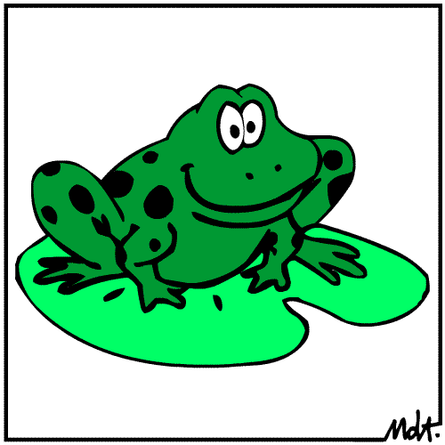 Cartoon Frog Coloring Tattoo Pictures to Pin on Pinterest