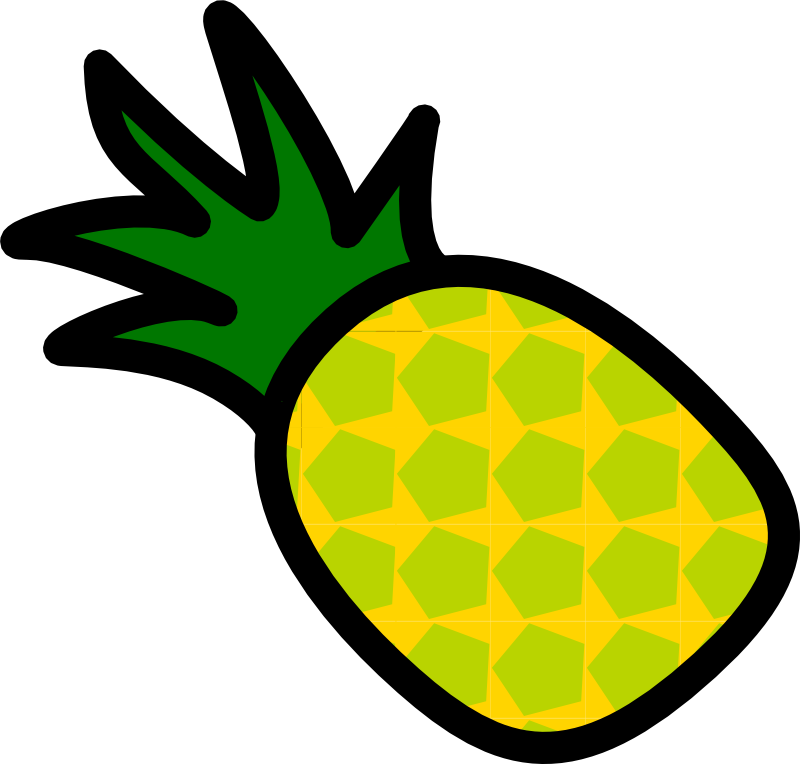 Clipart - Pineapple Icon