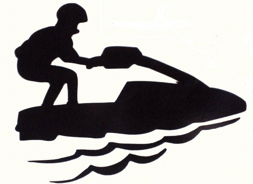 Jet Ski Sticker 2, boating decals, Boating stickers, boat and ...