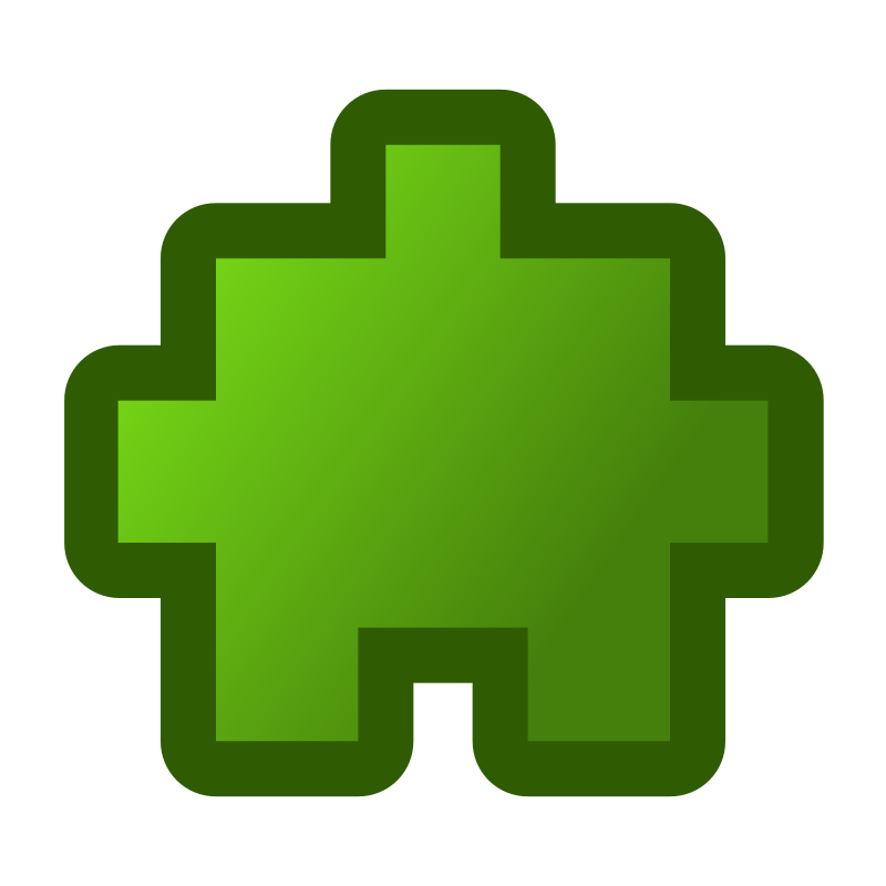 Icon_puzzle2_green Clip Art Download
