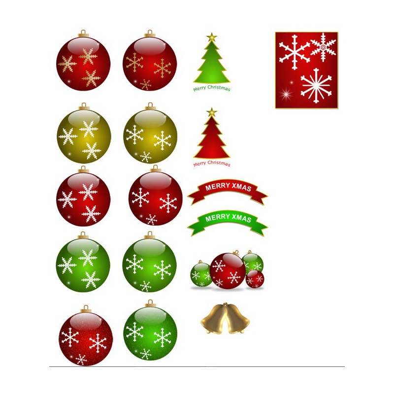 Free WebPlus X7 X6 Christmas Decorations asset pack - iPlus360